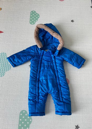 Mavi Erkek Bebek Tulum 2 li  0-6 ay - Görsel 3