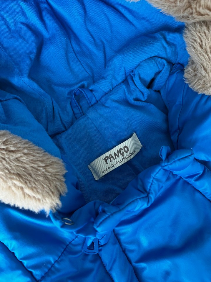 Mavi Erkek Bebek Tulum 2 li  0-6 ay - Görsel 4