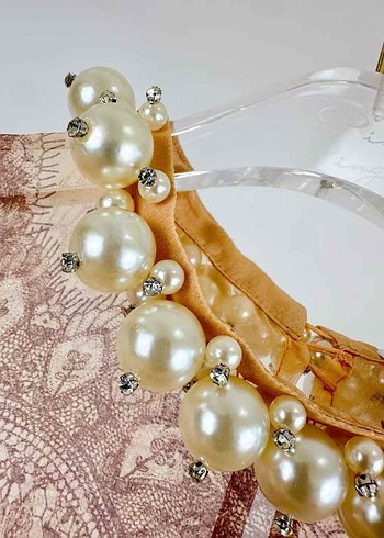 İthal Üst Düzey Desenli _Elbise - Görsel 7