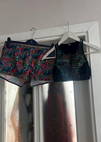 Çok Renkli Baskılı Mini Atlet ve Şort Seti - Görsel 3