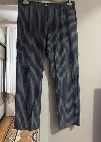 Gri Çizgili pijama - Görsel 3