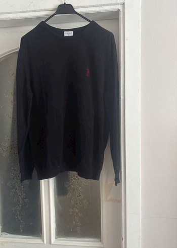 xl Beden siyah Renk Siyah Pamuklu Erkek Sweatshirt Uzun Kollu