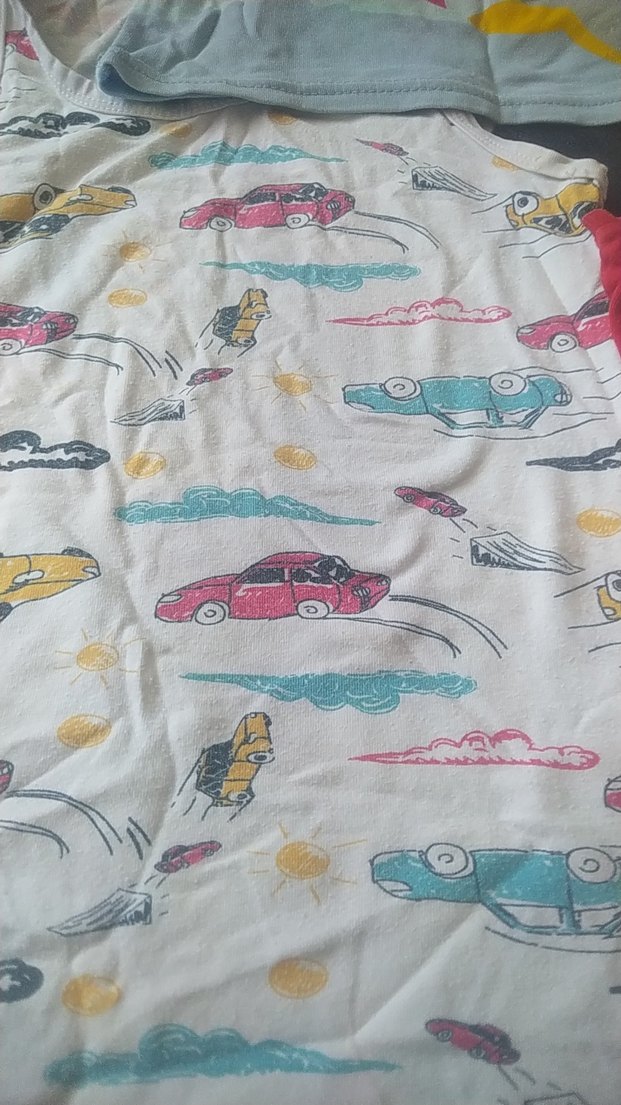 Çocuklar için renkli baskılı atlet seti - Görsel 2