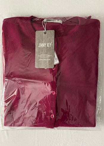 Jimmy Key JIMMY KEY FUŞYA PEMBE TRİKO CEKET