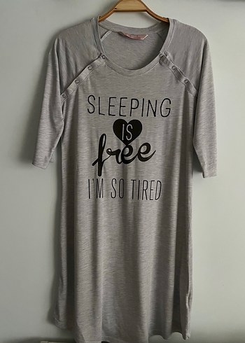 LC WAIKIKI GRİ HAMİLE GECELİK - Görsel 2