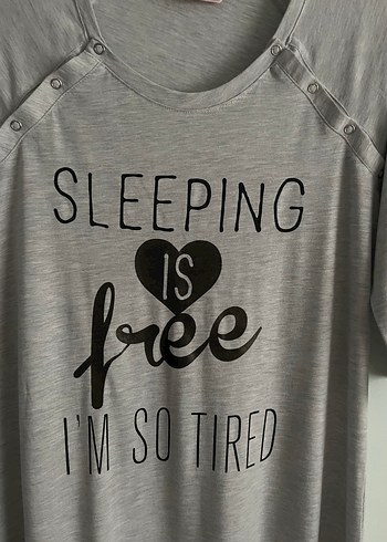 LC WAIKIKI GRİ HAMİLE GECELİK - Görsel 6