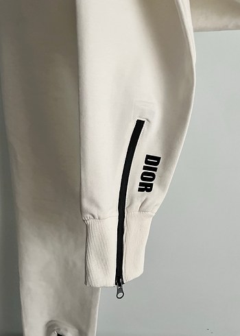 DIOR BEYAZ LASTİKLİ PANTOLON - Görsel 8