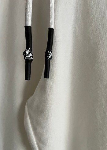 DIOR BEYAZ LASTİKLİ PANTOLON - Görsel 7