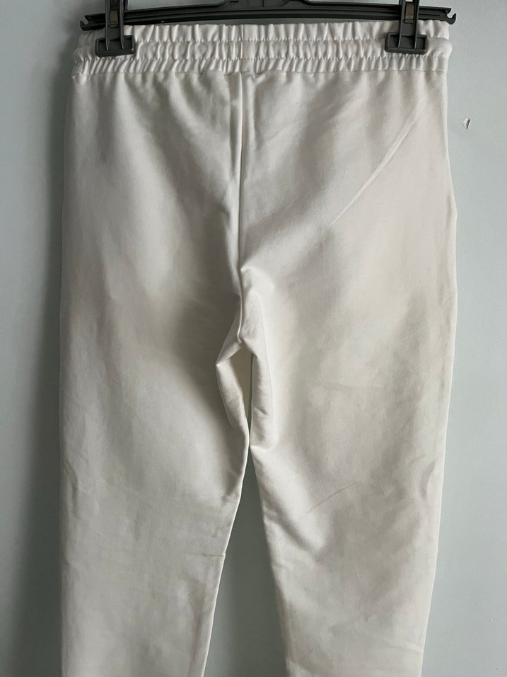 DIOR BEYAZ LASTİKLİ PANTOLON - Görsel 4