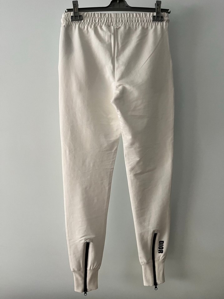 DIOR BEYAZ LASTİKLİ PANTOLON - Görsel 2