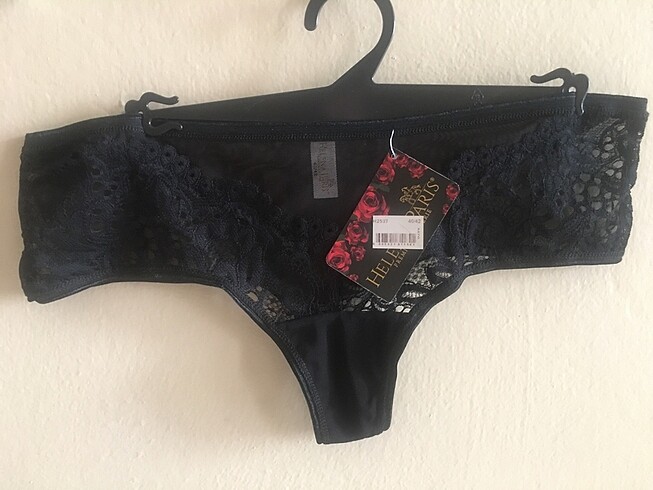 SİYAH DANTELLİ TANGA