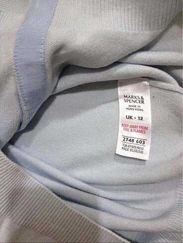 38 Beden MARKS & SPENCER MAVİ TRİKO