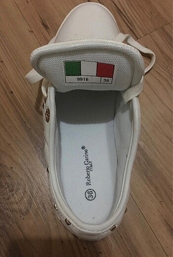 36 Beden MADE İN ITALY BEYAZ SNEAKER