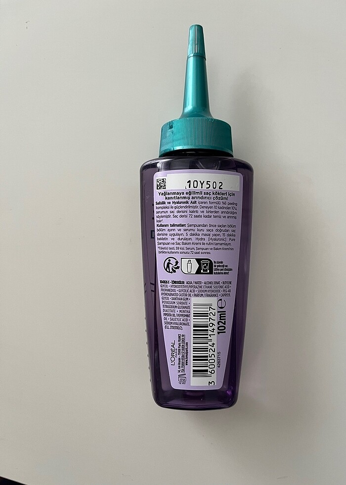 LOREAL SAÇ YAĞLANMA KARŞITI SERUM - Görsel 3