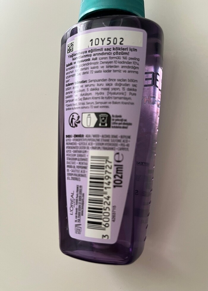 LOREAL SAÇ YAĞLANMA KARŞITI SERUM - Görsel 5