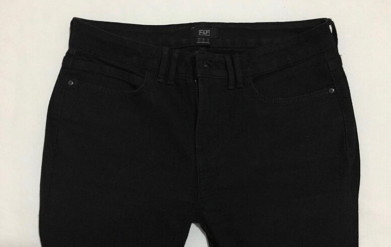 38 Beden siyah Renk F&F SİYAH JEAN PANTOLON