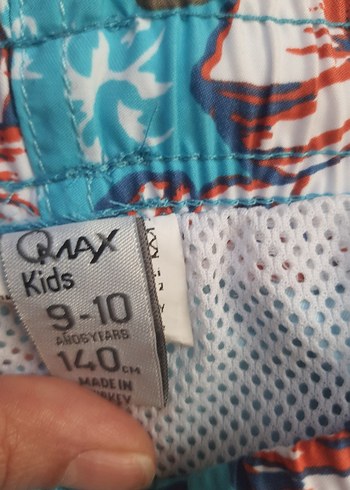 Düğmeli Mavi Çiçekli Erkek Mini Şort - Görsel 6