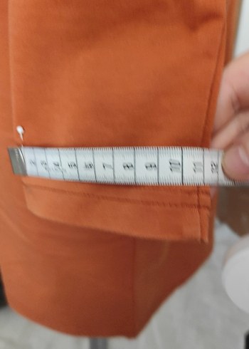 Diğer Turuncu Uzun Kollu Rahat Tunik