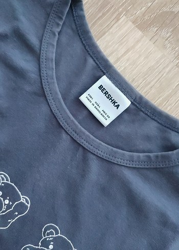 Bershka Baskılı Kısa Kollu Kadın Tişört - Görsel 2