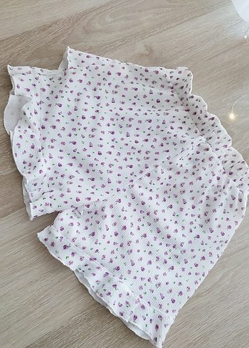 Bohem Mini Pamuklu Fırfırlı Etek - Görsel 2