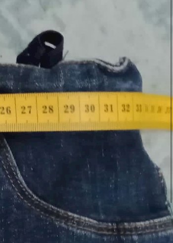 13-14 Yaş Beden mavi Renk Kot Etek