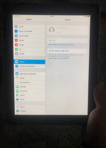 Beden Renk iPad 2 64 gb temiz
