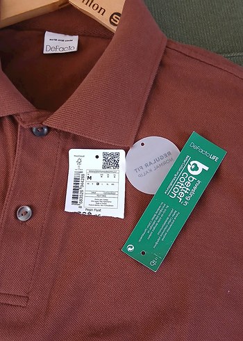 Defacto Erkek Kahverengi Polo Tişört