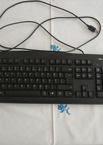 Microsoft Siyah Kablolu Klavye - Görsel 5