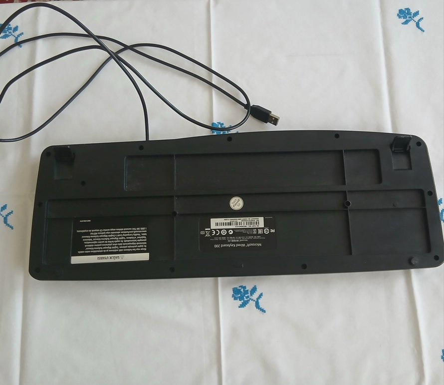 Microsoft Siyah Kablolu Klavye - Görsel 3