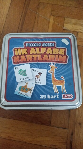 İlk alfabe kartlarım