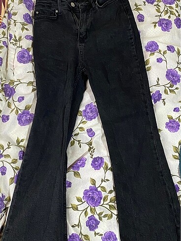 Trendyol & Milla Trendyol flare antrasit jean