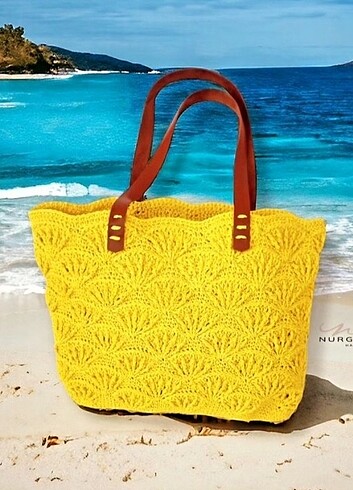Midye model Plaj / Kol çantası