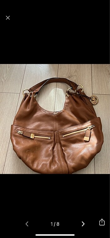 Micheal Kors kol çantası taba rengi