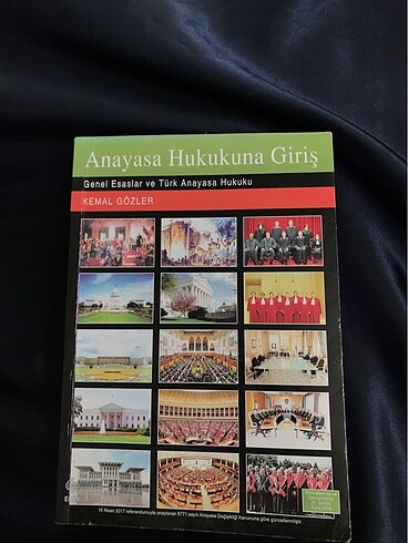 Anayasa Hukukuna Giriş ( Adalet önlisans / Hukuk bölümü ders kit