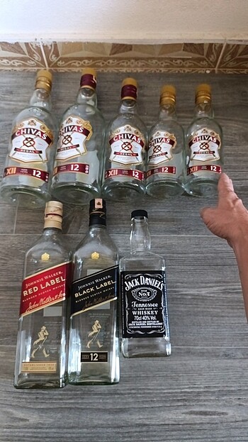 Dekoratif boş siseler 