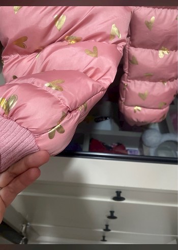 Pembe Nakışlı Kürklü Bebek Kız Tulumu - Görsel 5