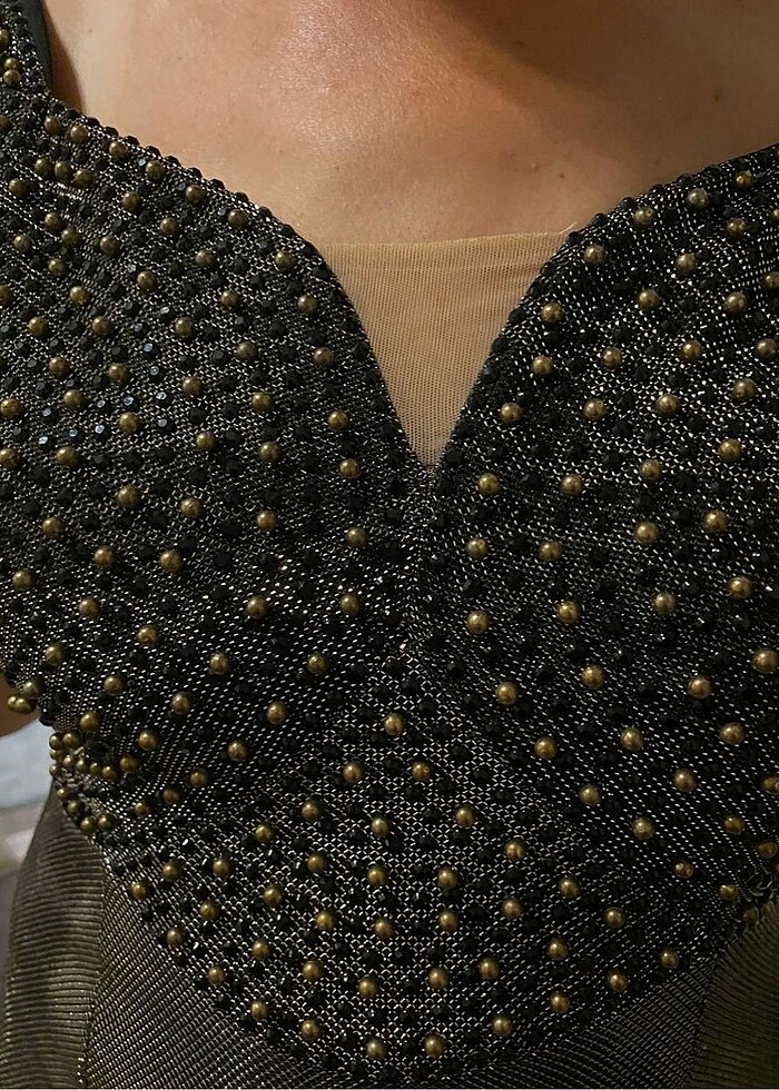 Şık abiye elbise - Görsel 5