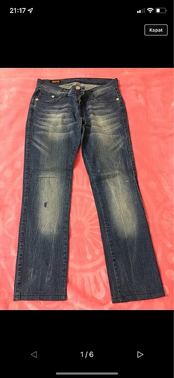 Leke jeans 38 beden