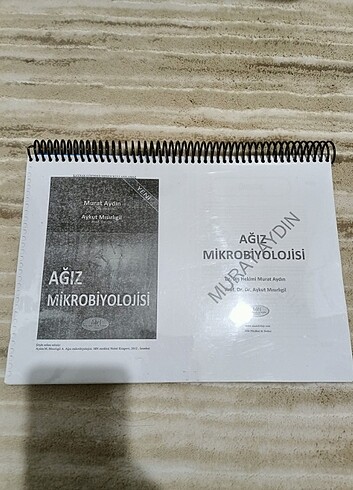 Ağız mikrobiyolojisi orijinal kitap fotokopisi