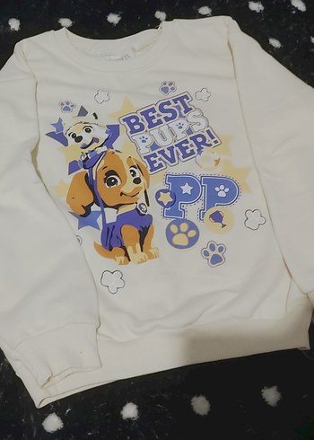 ZARA Beyaz Erkek Çocuk  Sweatshirt - Görsel 2