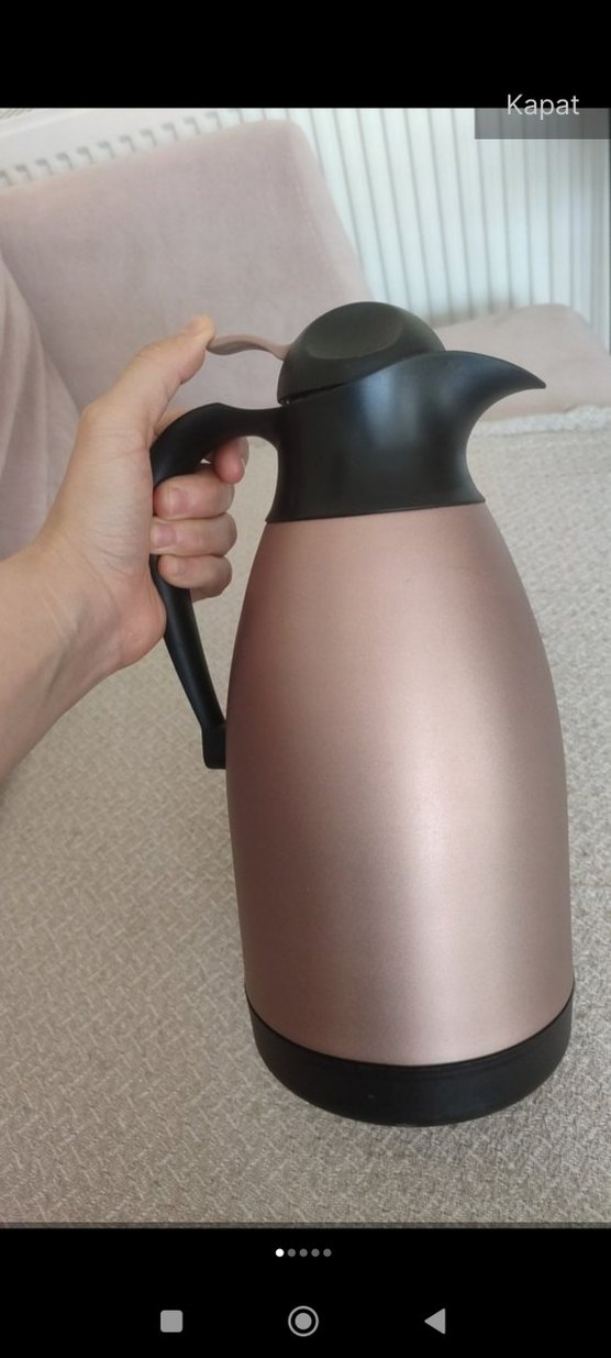 Schafer Parlak Bej Termos - Görsel 2