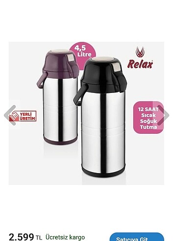 Diğer RELAX 4.5 litre termos