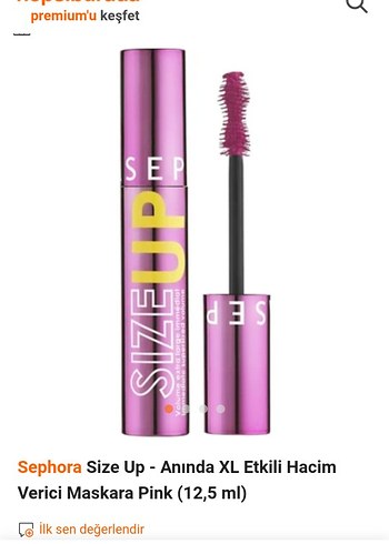 Sephora Size Up Pembe Maskara - Görsel 4