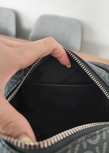 Beden Calvin Klein Siyah Desenli Kadın Çapraz Çanta