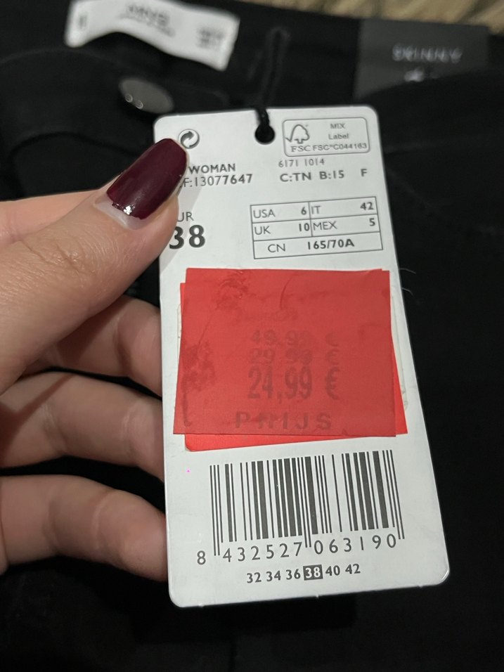 Siyah Kadın Dar Kesim Pantolon - Görsel 4