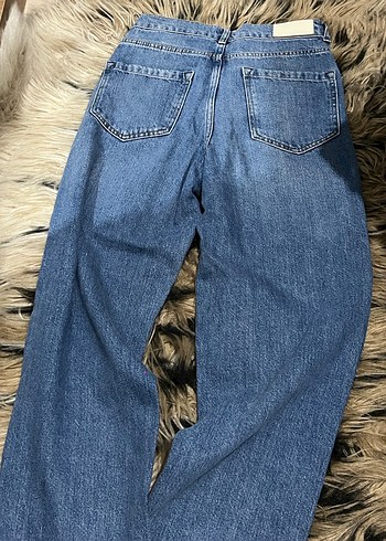 mavi jogger kot pantolon - Görsel 5