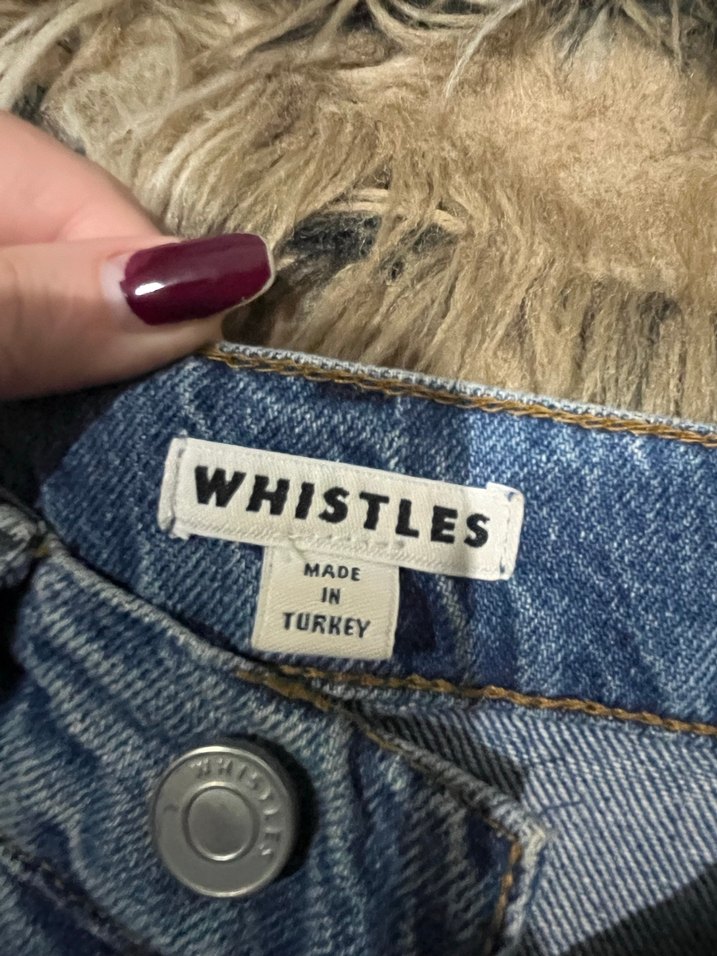 mavi jogger kot pantolon - Görsel 3