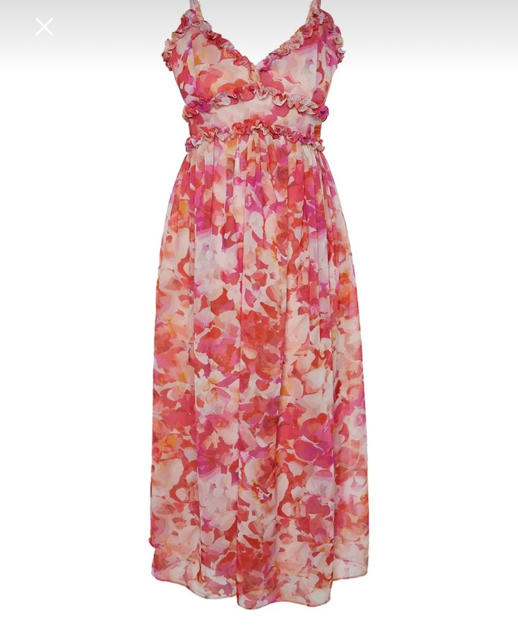 Trendyol & Milla Pembe Uzun Bağlamalı Elbise - Görsel 4