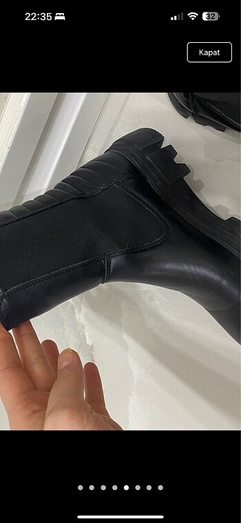 Siyah bot - Görsel 5