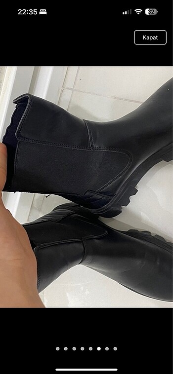 Siyah bot - Görsel 6